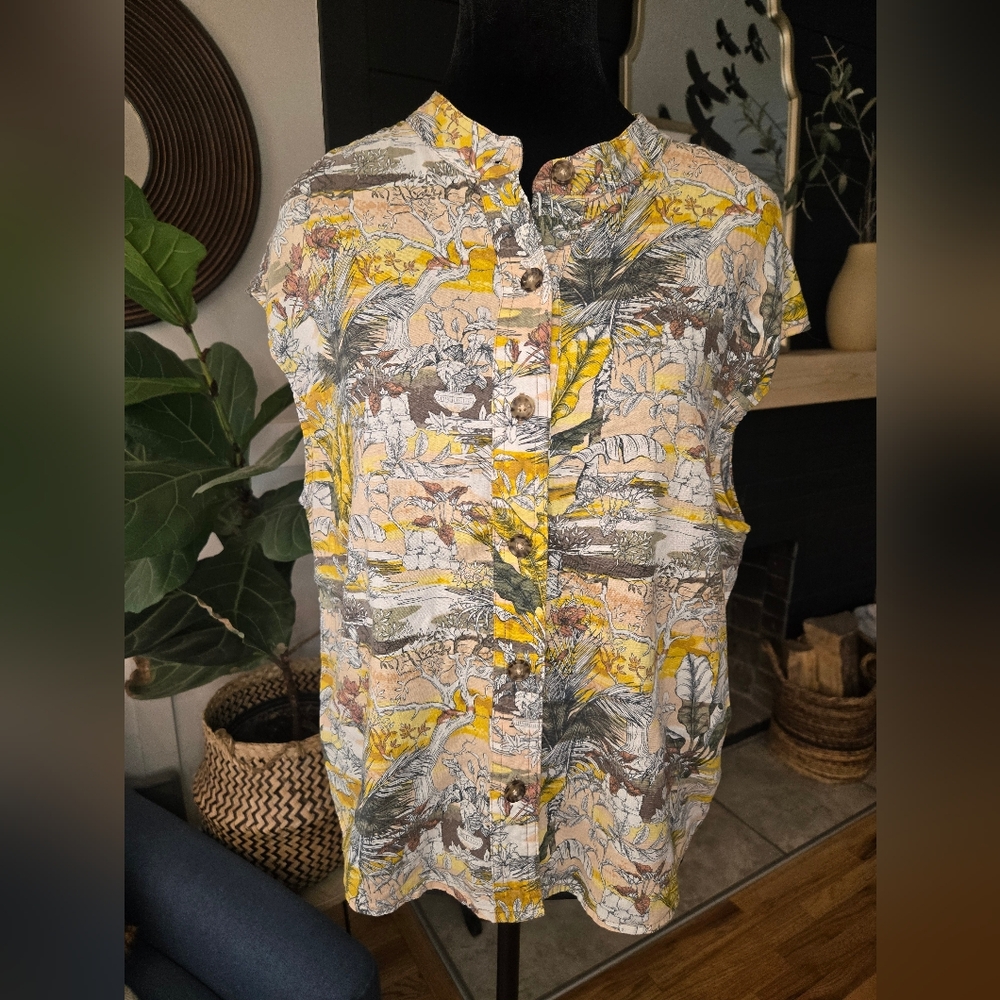 C&C California Jungle Floral Buttondown Shirt